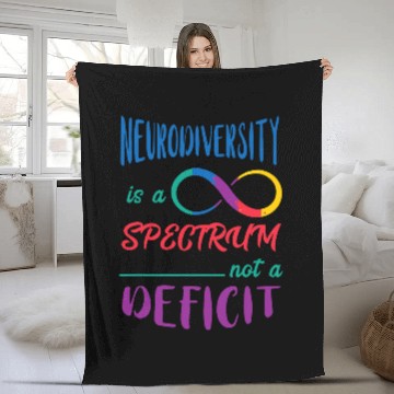 Discover Spectrum Not A Deficit Neurology Neuro nurses Neurodiversity Baseball Tees Fleece Blankets