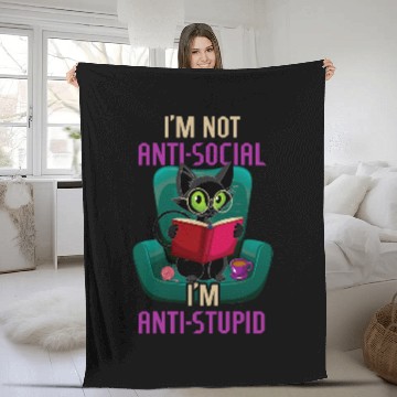Discover antis Stupid Cat Books Bookworm Book Reading Baseball Tees Fleece Blankets