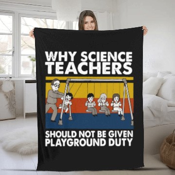 Discover Science Physicist ChemistryTeacher Physics Teacher Zip Fleece Blankets
