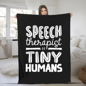 Discover Speech Pathology Speech Pathologist Speech Therapist 2 Fleece Blankets