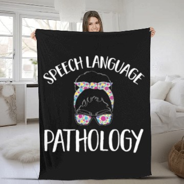 Discover Speech Therapy Speech Language Pathology Speech Pathology Fleece Blankets