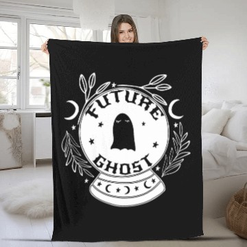 Discover Womens Future ghosts Crystal Ball Goth Gothic Fortune Teller Fleece Blankets