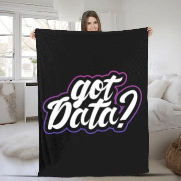 Discover Got Data Data Analyst Programmer Accountant Fleece Blankets