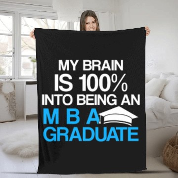 Discover MBA Student Business Degree Graduation 107 Baseball Tees Fleece Blankets