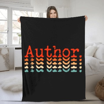 Discover Author Novel Book Creative Writing Retro Baseball Tees Fleece Blankets