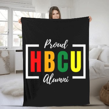 Discover Proud HBCU Alumni Historical Black College Student Graduate Baseball Tees Fleece Blankets