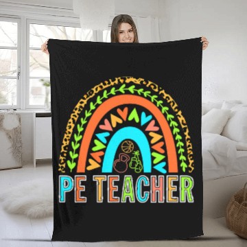 Discover PE Teacher Physical Education Funny Teaching Back To School Baseball Tees Fleece Blankets