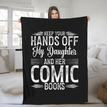 Discover Comics Collector Comic Book Collecting Comic Book Lover Fleece Blankets