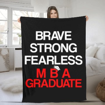 Discover MBA Student Business Degree Graduation 135 Baseball Tees Fleece Blankets