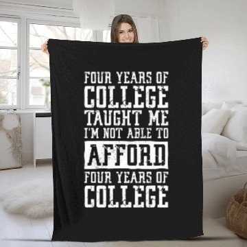 Discover Tuition Payments College Student Loan 2 Fleece Blankets