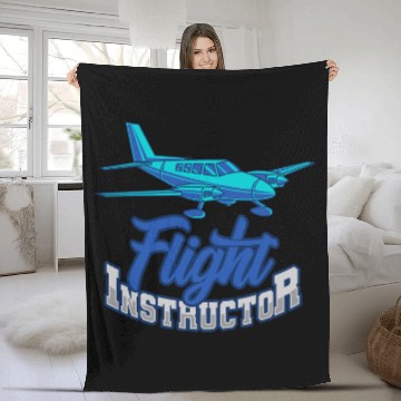 Discover Flight Instructor CFI Pilot Trainer Aviation Enthusiasts Baseball Tees Fleece Blankets