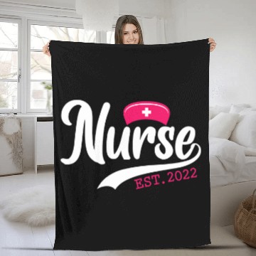 Discover Graduation nurses est Nursing Student Graduate 22 Fleece Blankets