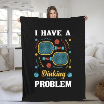 Discover I Might Have A Dinking Problem Couple Pickleball Baseball Tees Fleece Blankets