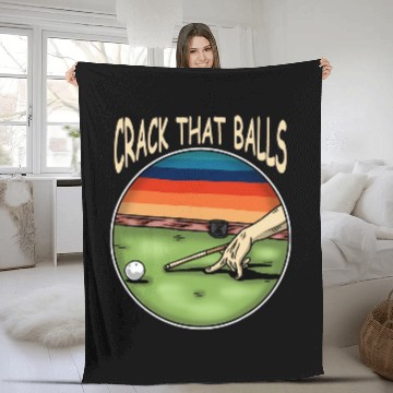 Discover Funny Billiard Pool Player Billiards Fleece Blankets