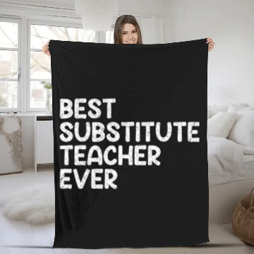 Discover Substitute Teacher 18 Fleece Blankets