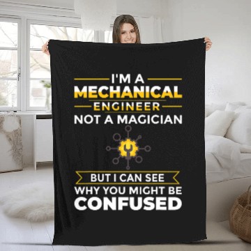 Discover Mechanical Engineering Technology Manager Engineer Student 16 Baseball Tees Fleece Blankets