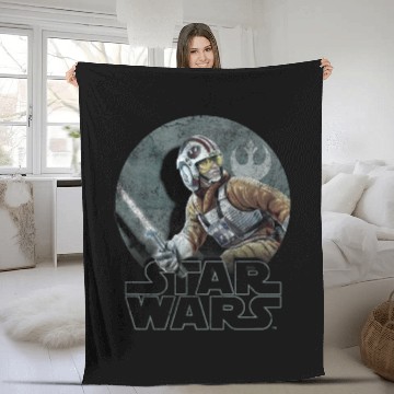 Discover Star Wars Luke Skywalker Pilot Outfit Rebels Suit Logo Zip Fleece Blankets