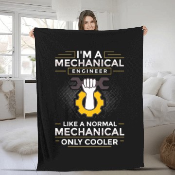 Discover Mechanical Engineering Technology Manager Engineer Student 13 Fleece Blankets