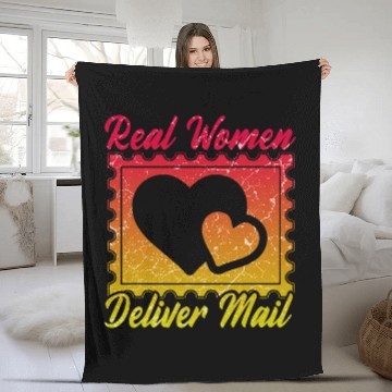 Discover mailman postman postal worker 36 Fleece Blankets