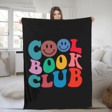 Discover Cool Book Club Baseball Tees Fleece Blankets