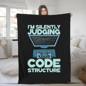 Discover Im Silently Judging Your Code Structure Game Engineer Baseball Tees Fleece Blankets