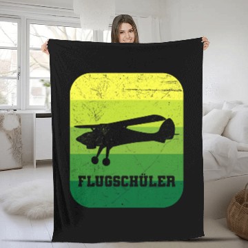 Discover Flight Student Airplane Student Pilot Aviation Training Avia Baseball Tees Fleece Blankets