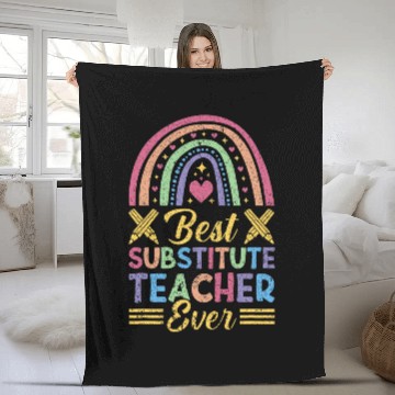 Discover Substitute Teacher 14 Fleece Blankets