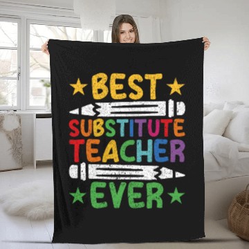 Discover Substitute Teacher 42 Fleece Blankets