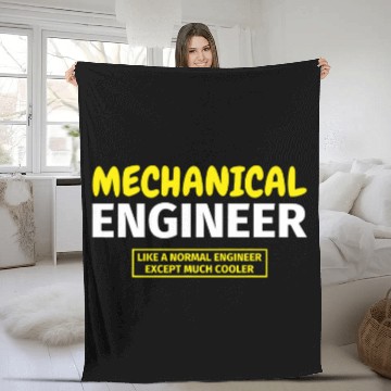 Discover Mechanical Engineer Mechanical Engineering Student Fleece Blankets