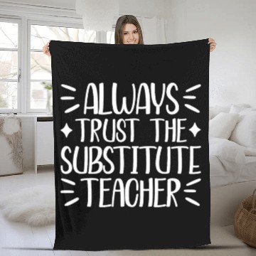 Discover Substitute Teacher 9 Fleece Blankets