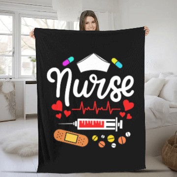 Discover nurses Nursing School Nursing Student 1 Fleece Blankets