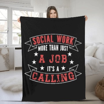 Discover Social Work More Than Just A Job Its A Calling Baseball Tees Fleece Blankets