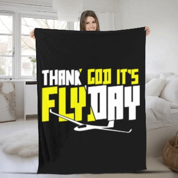 Discover Flyday fun sailing flying pilot saying Baseball Tees Fleece Blankets