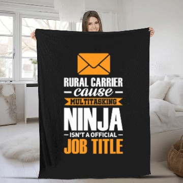 Discover Rural carrier cause multitasing Postal worker Baseball Tees Fleece Blankets