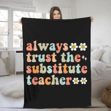 Discover Substitute Teacher 28 Fleece Blankets