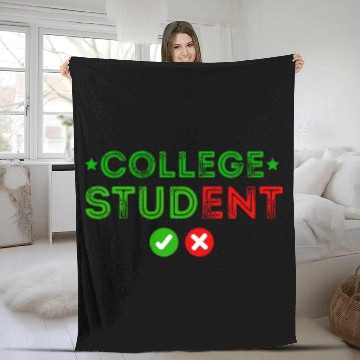 Discover Funny College Student Stud For Students College College Stud Baseball Tees Fleece Blankets