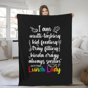 Discover Im A Lunch Lady Appreciation Cafeteria Lady Baseball Tees Fleece Blankets