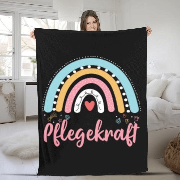 Discover nurses Rainbow Elderly Care Saying Baseball Tees Fleece Blankets