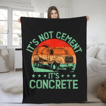 Discover Cement Mixer Construction Worker Construction Site 2 Baseball Tees Fleece Blankets