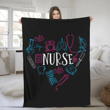 Discover nurses Love Nursing Student RN Life 1 Fleece Blankets