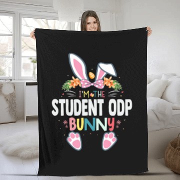 Discover Im The Student Odp Bunny Easter Day Rabbit Matching Baseball Tees Fleece Blankets