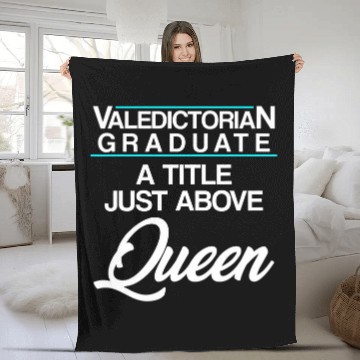 Discover Valedictorian Graduate Class Title Funny Graduation 1 Baseball Tees Fleece Blankets