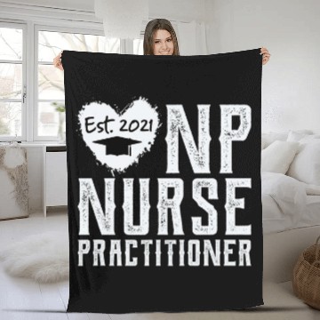 Discover nurses Practitioner Graduation NP APRN nurses Grad Funny Zip Fleece Blankets