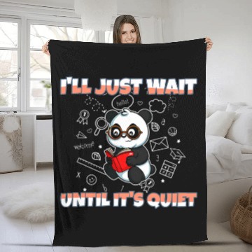 Discover Ill Just Wait Until Its Quiet Funny Elementary Teacher 3 Fleece Blankets