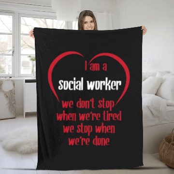 Discover Social Work When Were Done Social Worker Baseball Tees Fleece Blankets