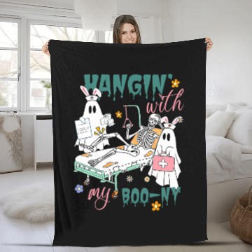 Discover Happy Easter Day Spooky Skeletal Bones Orthopedic nurses Baseball Tees Fleece Blankets