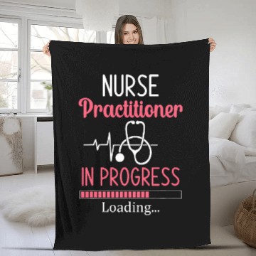 Discover nurses Practitioner In Progress Loading Nursing Student Baseball Tees Fleece Blankets