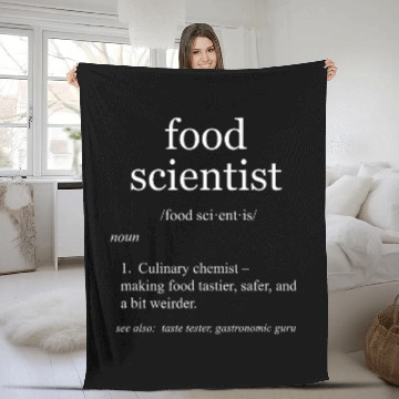 Discover Food Scientist Definition Funny Dictionary Culinary Fleece Blankets Zip Fleece Blankets