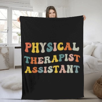 Discover Physical Therapist Assistant PTA Physical Therapy Assistant 1 Fleece Blankets