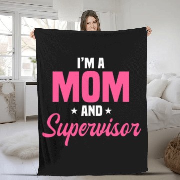 Discover Supervisor Mother Boss Manager Coordinator Mothers Day Baseball Tees Fleece Blankets